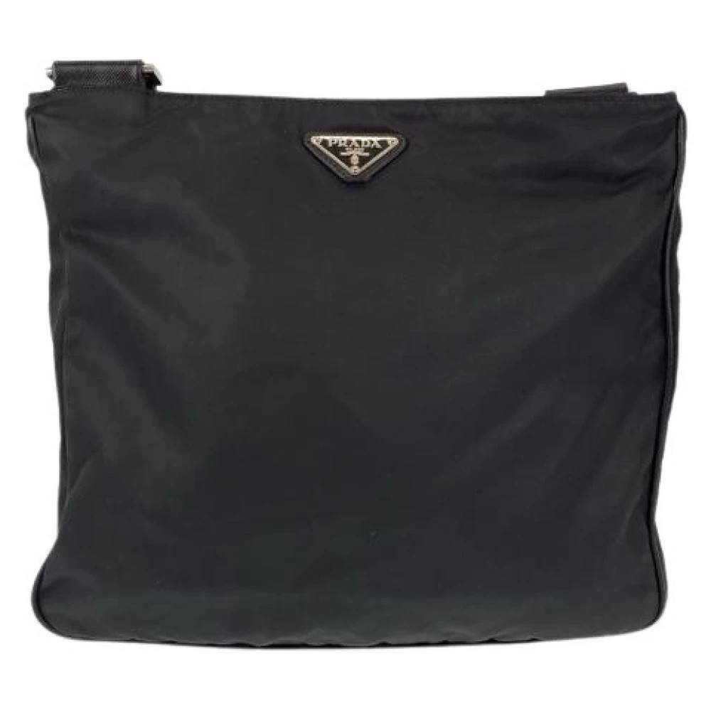 Prada Vintage Pre-owned Tessuto Nylon Skuldertaske - Vintage - unisex - Sort - ONE SIZE - Uld