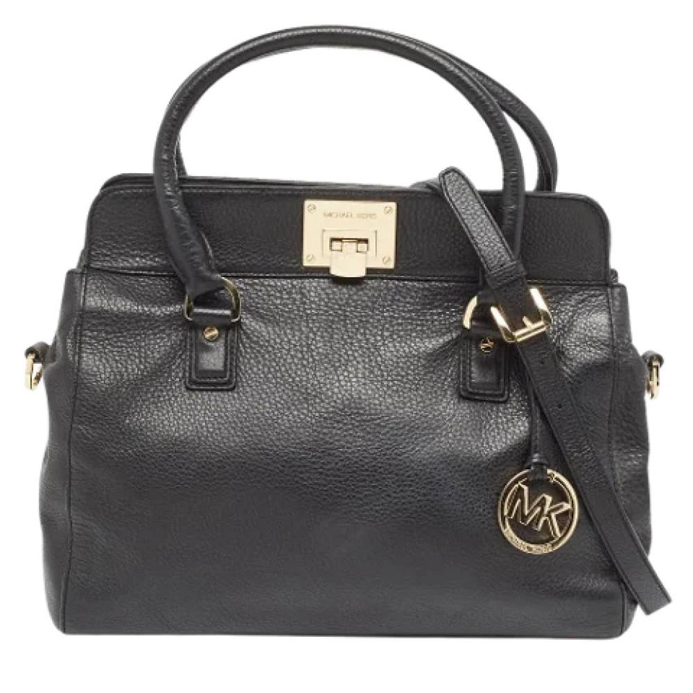 Michael Kors Pre-owned Pre-owned Laeder hndtasker - Vintage - Dame - Sort - ONE SIZE - Tyl