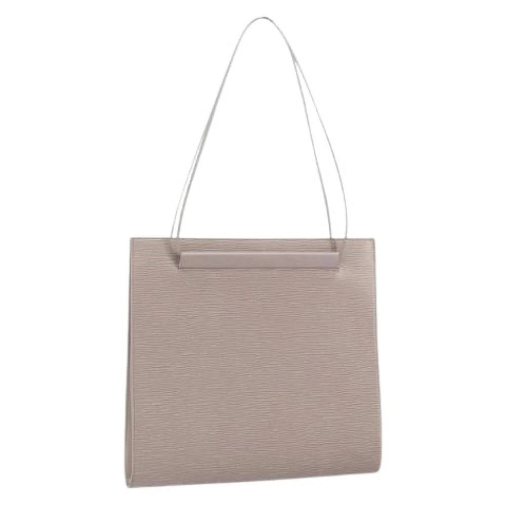 Louis Vuitton Vintage Pre-owned Vintage Skuldertaske - Vintage - Dame - Grå - ONE SIZE - Uld