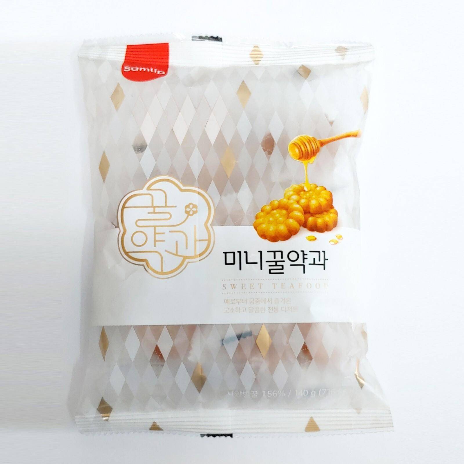 Koreanska Traditionella Friterade Söta Honungskakor Samlip Mini Yakgwa 140g x 2 förpackningar / Koreansk Mat