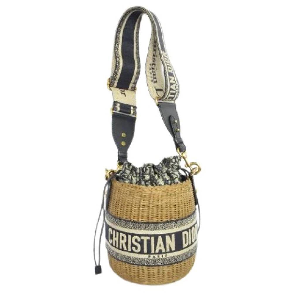 Dior Vintage Pre-owned Stof dior-tasker - Vintage - Dame - Blå - ONE SIZE -