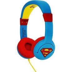 Superman Childrens/Kids Logo On-Ear Headphones - One Size / Blue-Red-Yellow