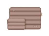 (ComputerSalg) Tech-Protect Puffy 13-14&quot  Laptop Bag - Brown
