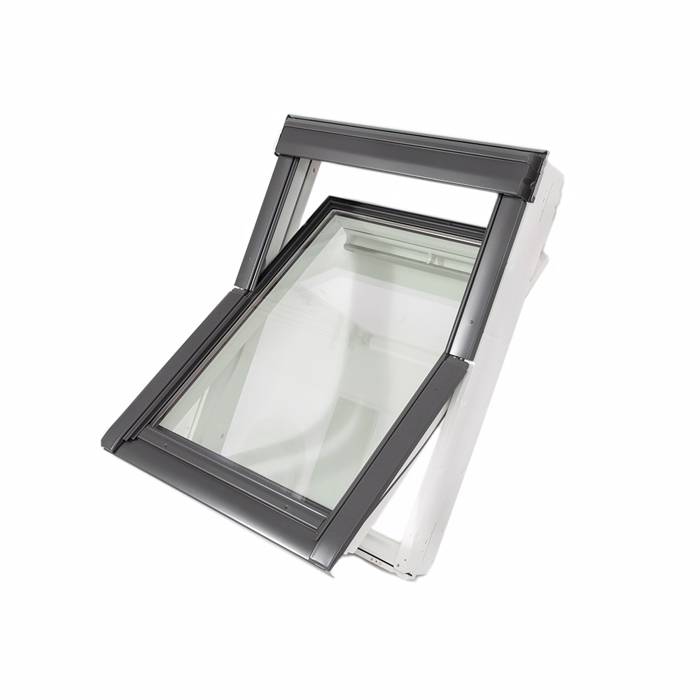 VELUX GGL 206721 PK08 94x140 INTEGRA elektrisk, 3-lags ekstra super lavenergi rude, vippevindue i hvidmalet fyrretræ