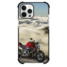 Motorbike Ducati Phone Case For iPhone Samsung Galaxy Pixel OnePlus Vivo Xiaomi Asus Sony Motorola Nokia - Motorbike Ducati Monster 1200 On Cloud Background