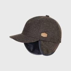 Baseball Cap – merino uld – brun