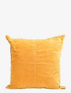 Ceannis Velvet Cushion cover 50x50 cm - Kuddar & Filtar - YELLOW / yellow