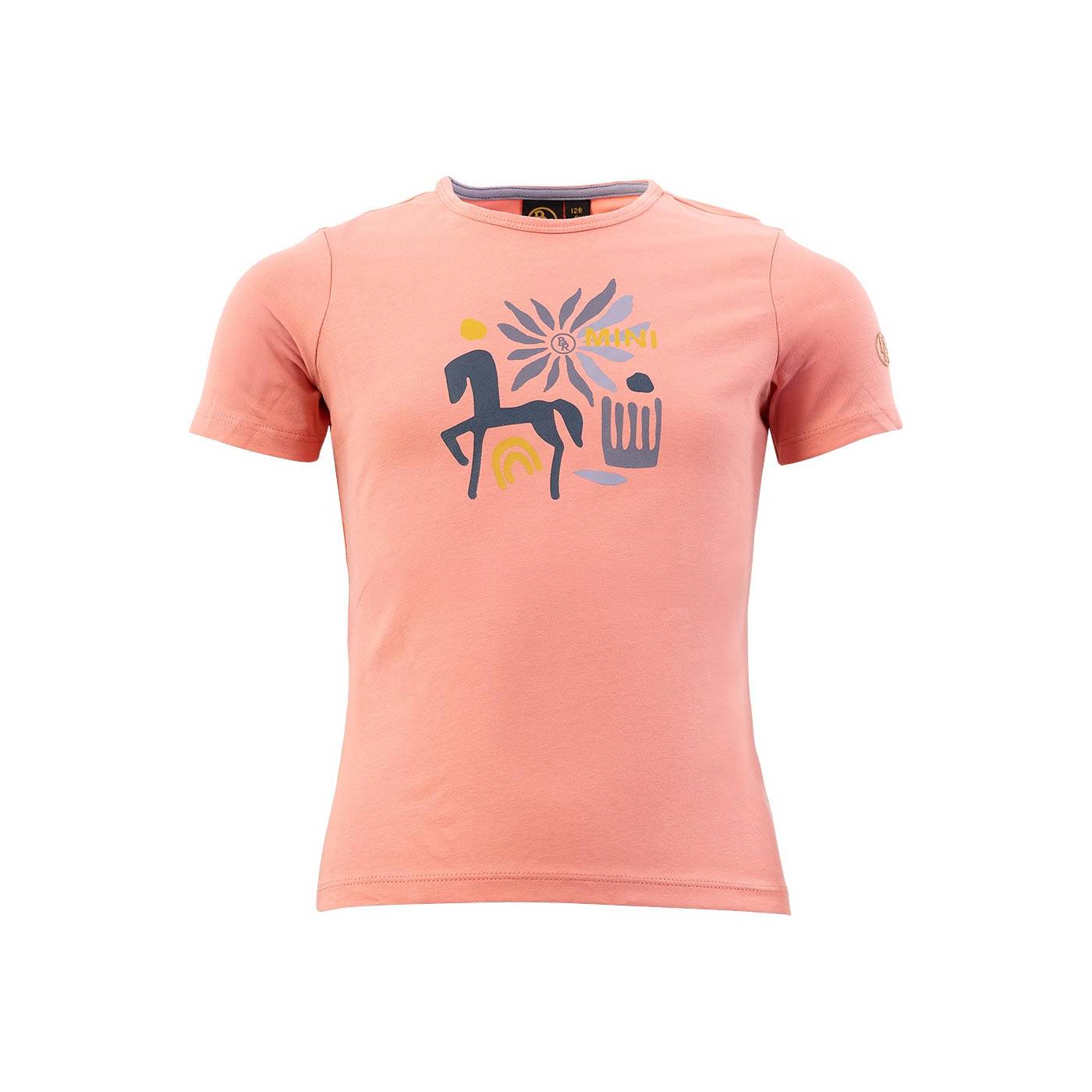 BR Mini Horse T-shirt kortärmad - Peach - 110