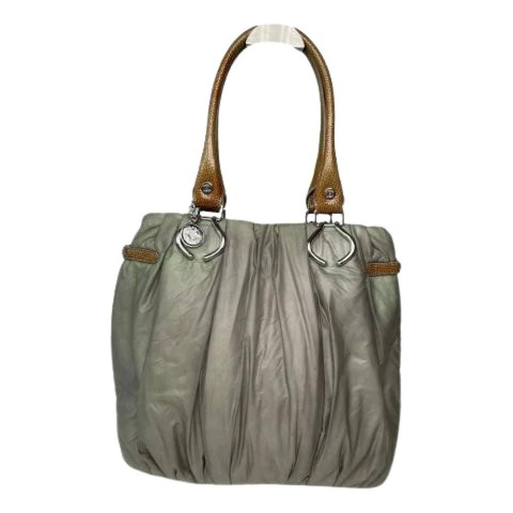 Celine Vintage Pre-owned Læder Håndtaske - Vintage - Dame - Grå - ONE SIZE - Læder