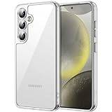 JETech Skal för Samsung Galaxy S24+ / S24 Plus 5G, Anti-Gulning Stötsäkert Skyddande Stötfångarhölje Case, Anti-Rep Hård PC Baksida (Klar)