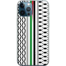 Apple iPhone 12 Pro Max Genomskinligt Skal Keffiyeh, Palestina