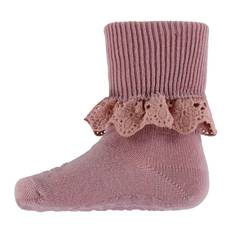 GoBabyGo Strømper - Uld - Non-Slip Socks - Woodrose - GoBabyGo - 17/19 - Strømper