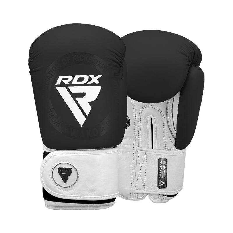 RDX T1 WAKO Boxing Gloves Black - Black / 14oz