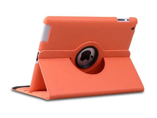 360° Roterende Cover Til iPad Air, iPad (2017) & (2018). Orange.