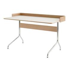 &Tradition - Pavilion Av17 Skrivbord Mushroom / Oak / Chrome Leg - Ek