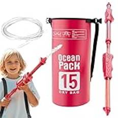 Godpqiui Vatten soaker för barn, ryggsäck vatten soaker | Utdragande vatten Soaker Toy med ryggsäck,Multispelare Interaktiva bad spelar dagar poolspel för havet, stranden
