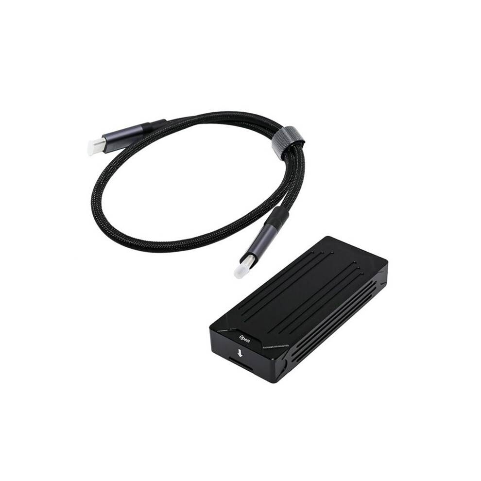 Usb Type-C 3 to M.2 Nvme SSD Hard Drive Enclosure 40gbps Supports M.2 M Key and M.2 B & Mkey Nvme