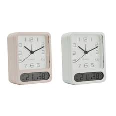 Home ESPRIT Vit Bordsklocka - 2-pack