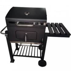 Kolgrill med höj- och sänkbar kolbädd | Christoffer | Inklusive förkläde