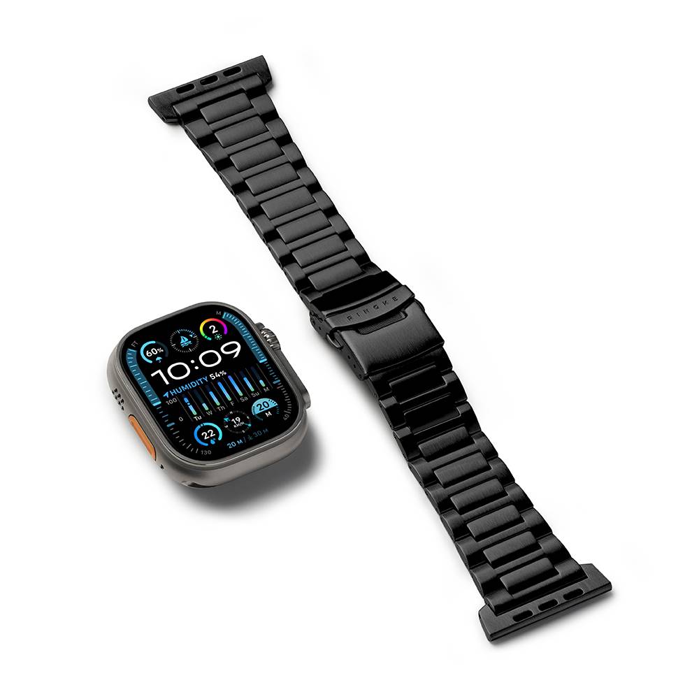 Ringke Titanium One Armband Apple Watch Series 11 46mm Svart