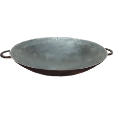 Ecta Wok Pan Wokpanna 3 mm kolstål