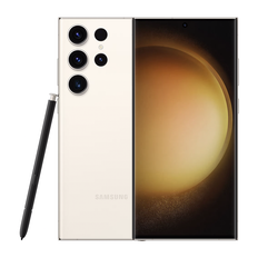 Brugt Samsung Galaxy S23 Ultra 5G - Beige / Brugbar / 256GB