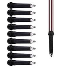 Trekkingstavsspetsar,Trekkingstavar Karbidspetsar,10X Alpenstock gåstavar tips - Gummifötter, gåstavar Tips Tillbehör för utomhusvandring, förbättrat grepp för gåstavar