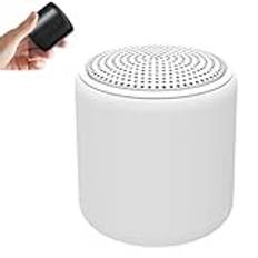 Lilyrhyme Sound Machine, Portable Bluetooth Speaker in Macaroon Color, White Noise Sound Machine, Waterproof Wireless Speakers, for Office Home Travel(White)