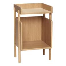 HÜBSCH Archive Bedside Table Natural |Beige |One Size