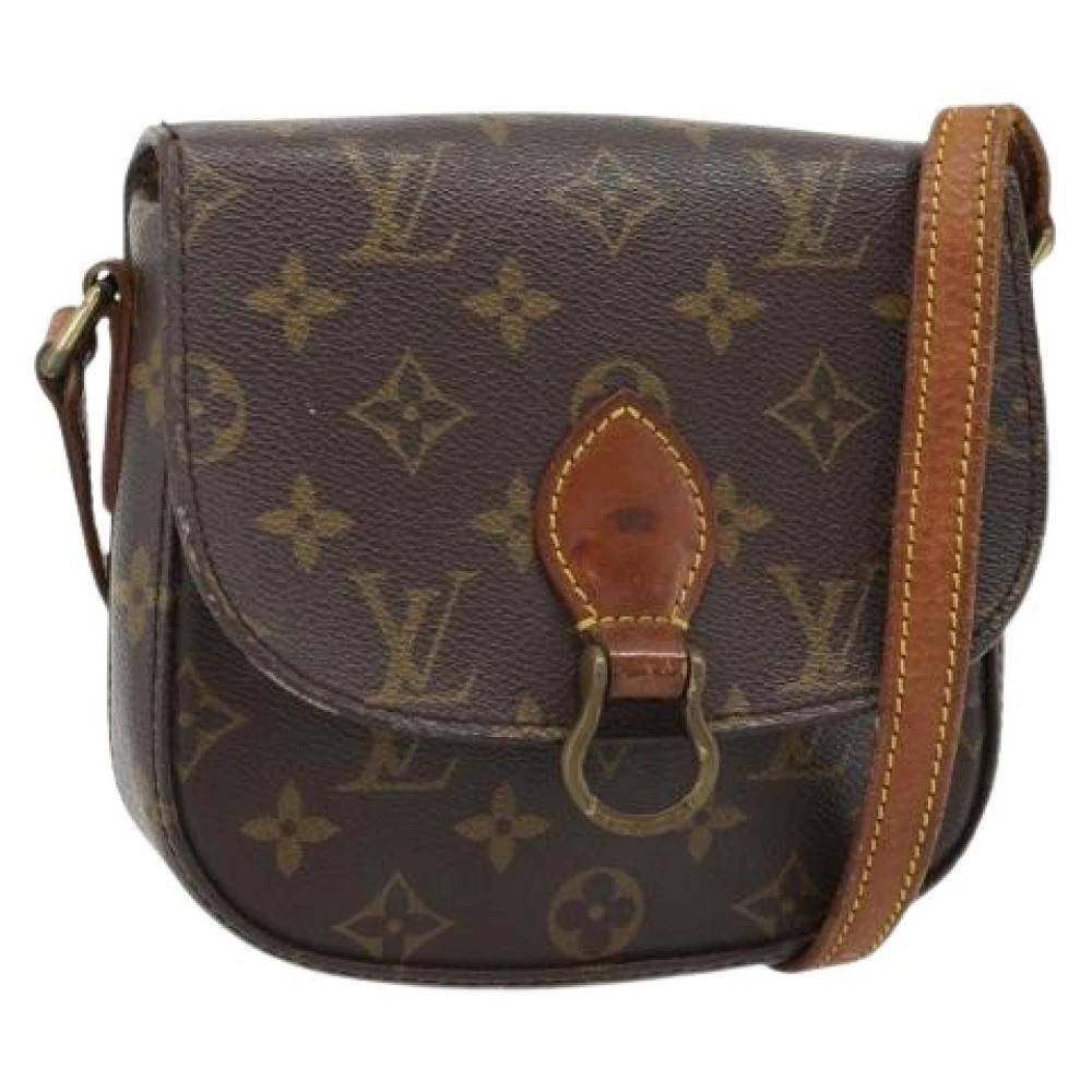 Louis Vuitton Vintage Pre-owned Monogram Skuldertaske - Vintage - Dame - Brun - ONE SIZE - Uld