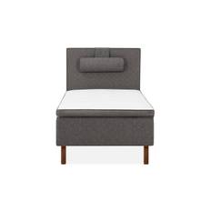 Sundborn Ramsäng 105x200 - Grå Komplett sängpaket Ljusgrå Tyg