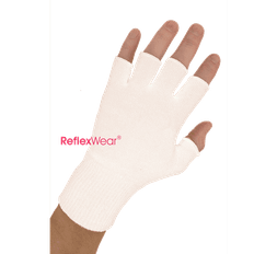 Reflexwear handsker uden fingerspidser - Beige - Medium