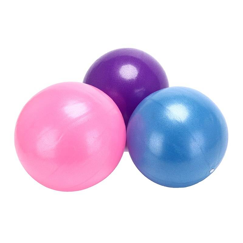 Övning balans boll 1 st 25cm mini yoga boll pilates fysisk kondition bollen fitness appliancehome tränare balans 3 färger - Lila