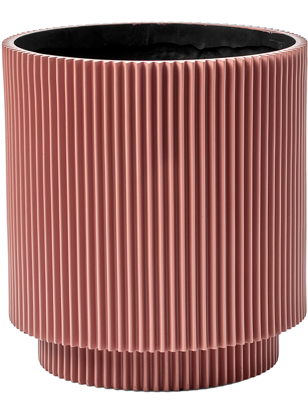 Capi Nature Groove Special - Vase Cylinder Pink (⌀8 ↕9)