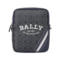Bally, Taske, Herre, Blå, ONE SIZE, Uld, Monogram Skuldertaske Blå