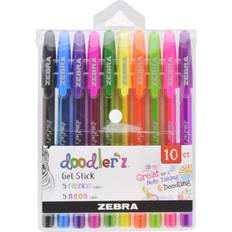 Zebra Doodler’z Gel Stick Neon & Fashion – 10 pak