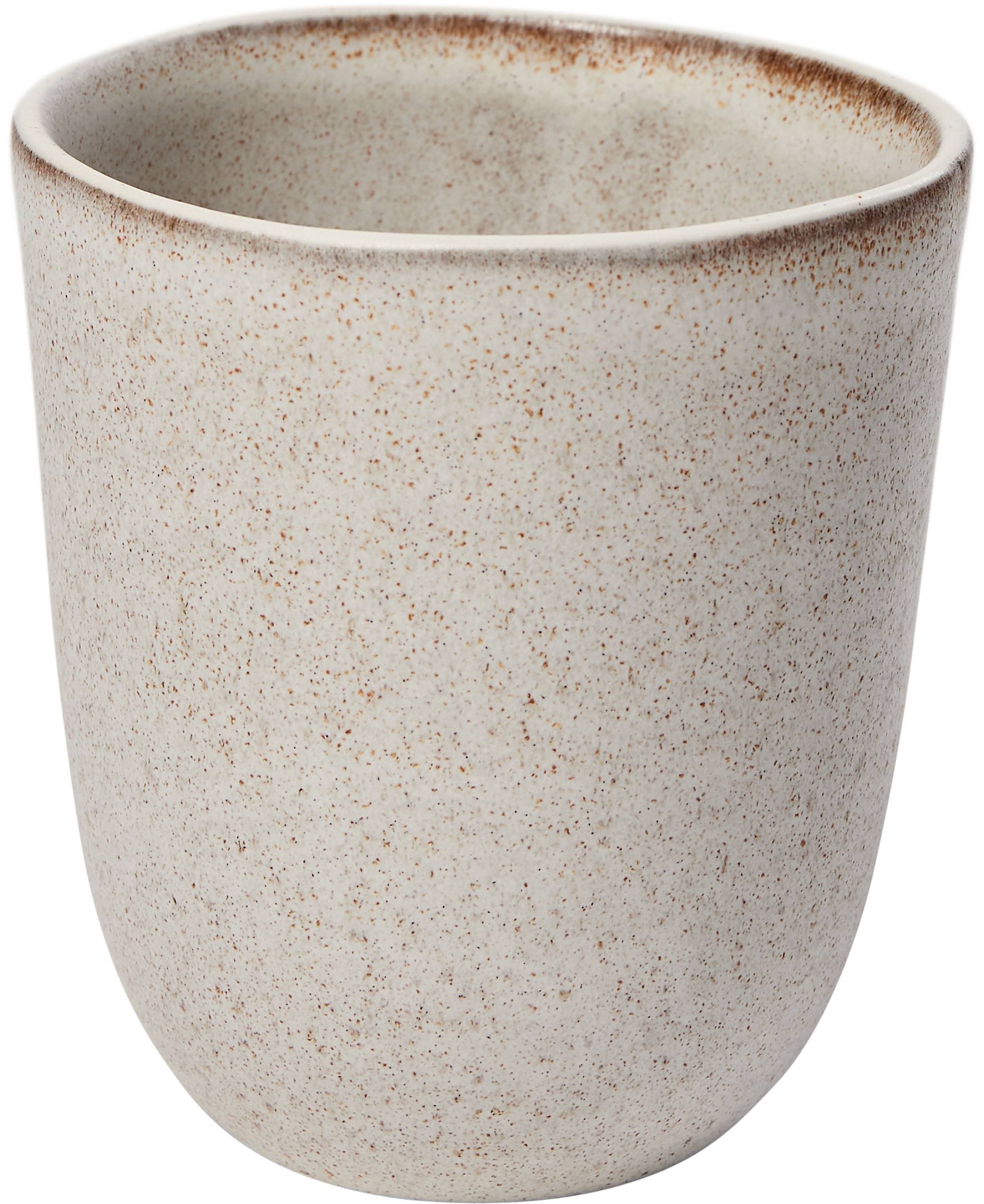 Magasin Nord Mugg Utan Handtag Ø: 9 cm, H: 10,5 cm Muggar Öra - Hvid (Ø: 9 cm, H: 10,5 cm)