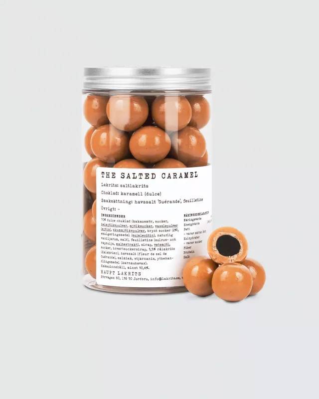 The Salted Caramel (Saltlakrits med krispig karamell och havssalt) - Haupt lakrits
