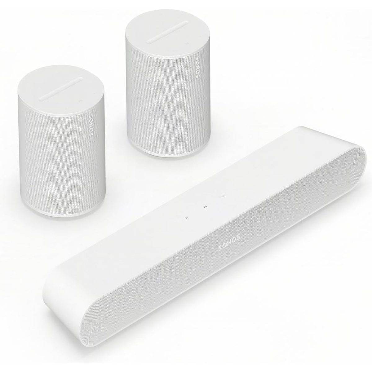 Sonos Pack Ray + 2x Era 100 SL hvid - Soundbar, AirPlay 2, Bluetooth, Wi-Fi