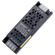 LED Transformator 24V Drivrutin 100W, IP20 Slimmad LED Strömförsörjning AC 220V till 24V DC 4.2A, Konstant Spänning Adapter för LED Strip Ljus G4 MR11 MR16 Glödlampor CCTV, DUSKTEC