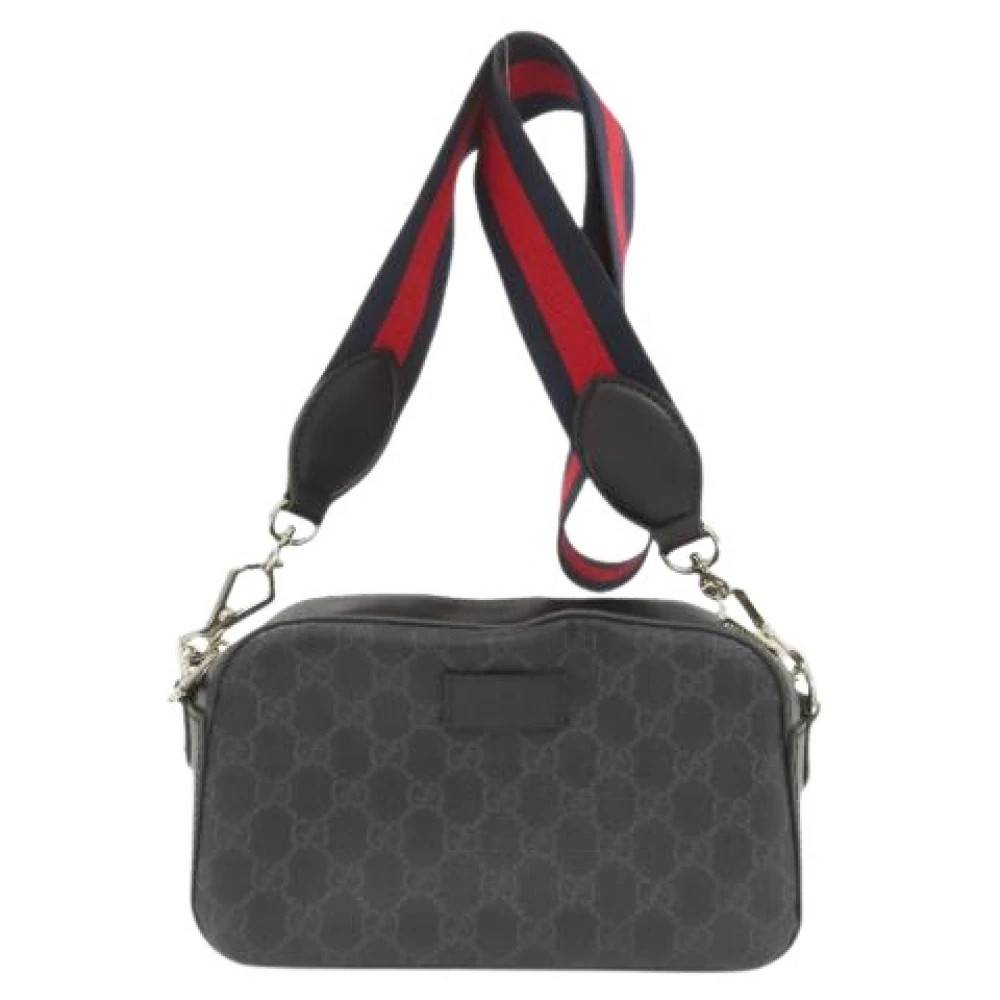 Gucci Vintage Pre-owned Vintage Skuldertaske - Vintage - Dame - Sort - ONE SIZE - Uld