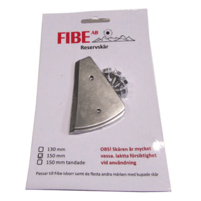 Fibe Universal Utbytes Skär till Isborr Skärsats - Kupade (Modell: 200 mm Kupade)