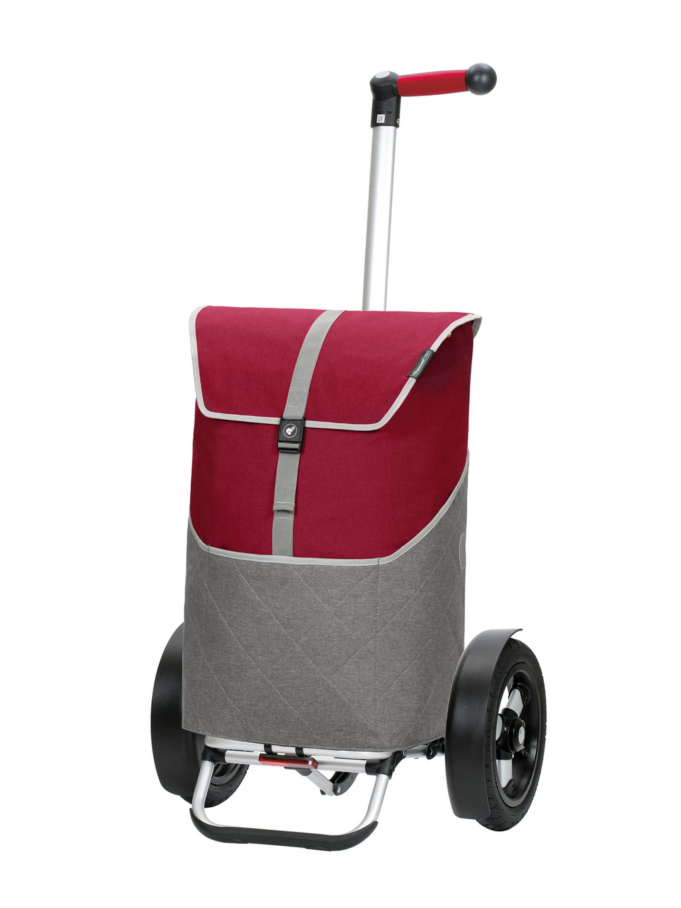 Andersen Shopper Tura Shopper Lasse Indkøbstrolley 63 cm  Rød