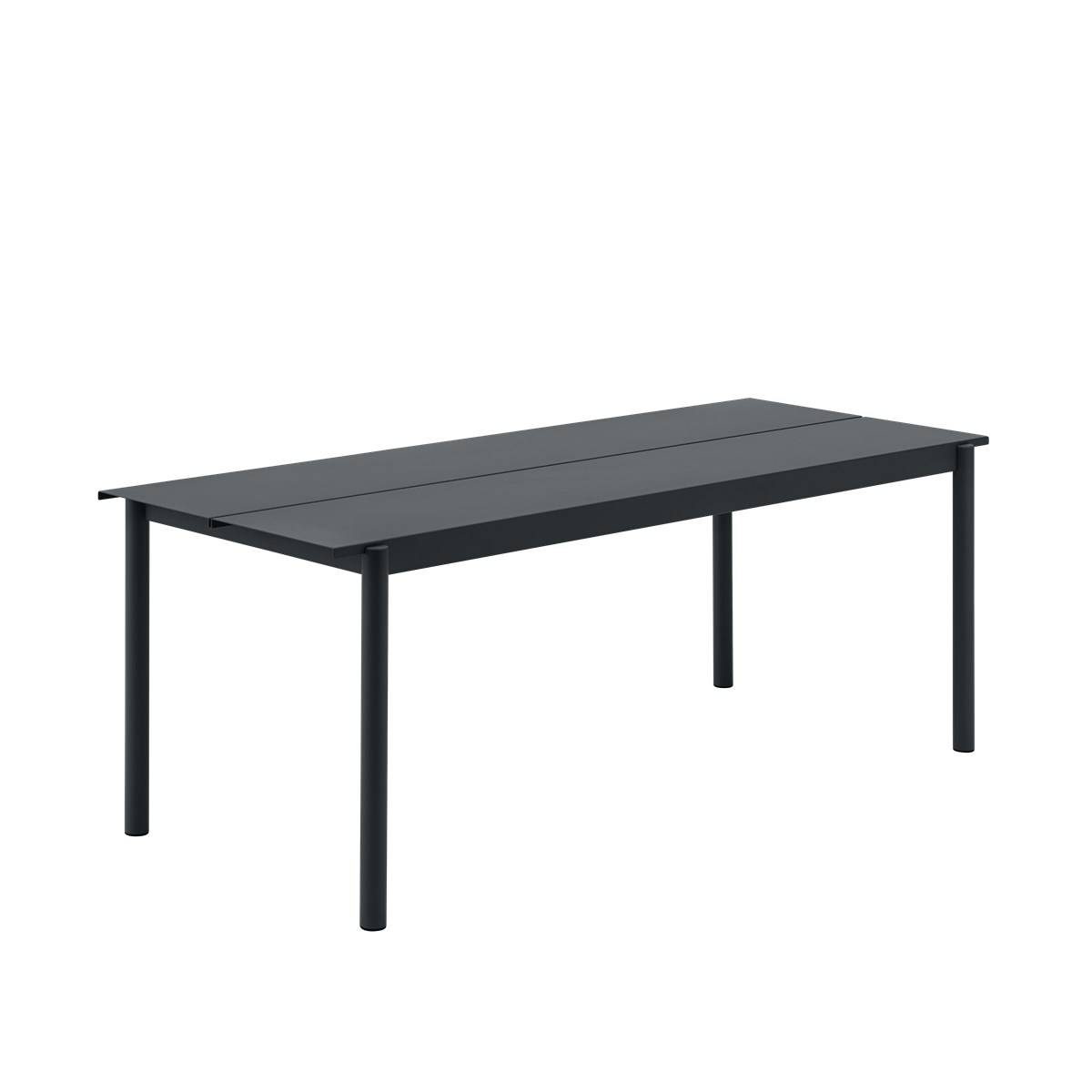 Linear Steel Table Black 200 x 75.