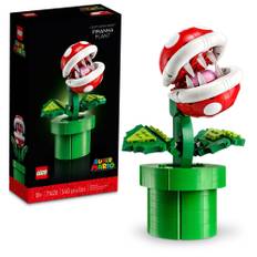 LEGO Super Mario Piranha Plant Super Mario Build and Display for Adults and Teens Posable Figure with Authentic Details Birthday Gift for Gamers and grön