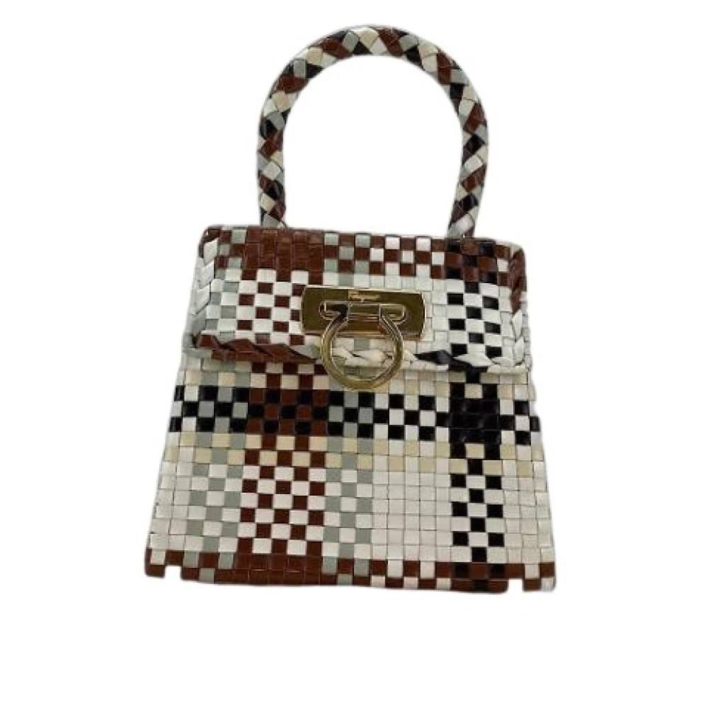 Salvatore Ferragamo Pre-owned Pre-owned Laeder hndtasker - Vintage - Dame - Flerfarvet - ONE SIZE -