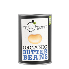 Mr Organic Butter Beans, 400gr