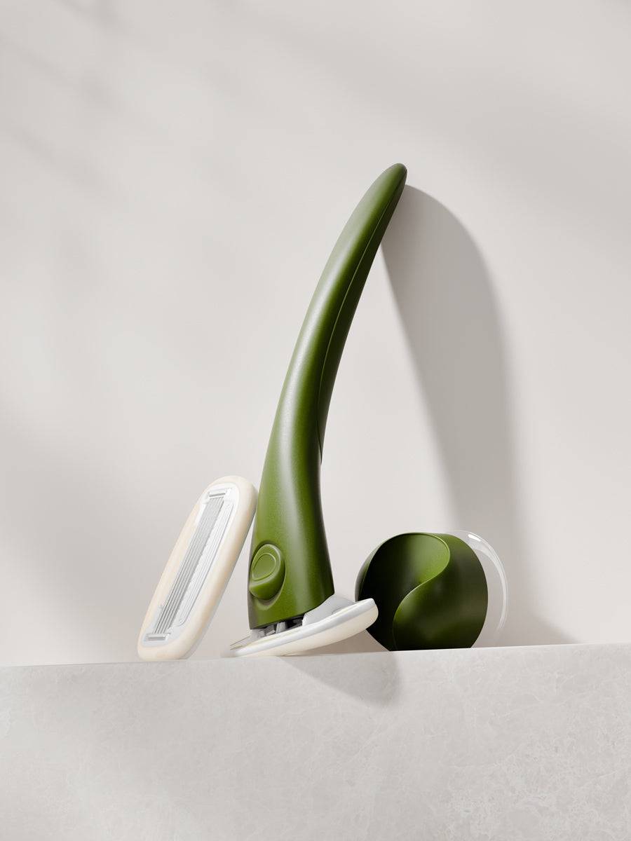 The Body Razor Starter Kit — Moss.