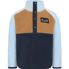 Didriksons Kids' Monte Half Button 4 Navy, 140