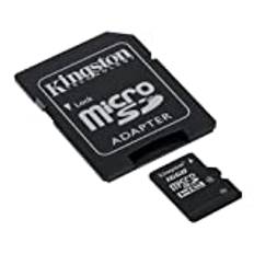 Professional Kingston 16GB MicroSDHC Card for LG Converse Smartphone with custom formatting and Standard SD Acapter. (Class 4)